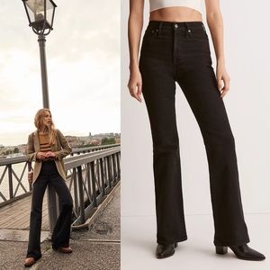 NWT Madewell The Perfect Vintage Flare Jean 27 Sherborn Wash High Waisted